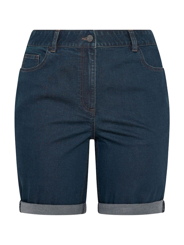 Evans Blue Denim Shorts - Image 5 of 5