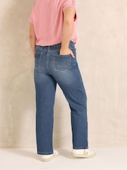 Evans Blue Straight Leg Denim Jeans - Image 2 of 5