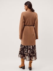Monsoon Brown Saskia Tie Front Cardigan - Image 3 of 5