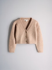 The Set 2 Pack V-Neck Knitted Cardigan Neutral - Image 2 of 5