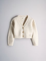 The Set 2 Pack V-Neck Knitted Cardigan Neutral - Image 3 of 5
