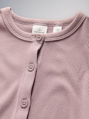 The Set Soft Touch Rib Button Through Cardigan and Leggings Set - Imagem 4 de 5
