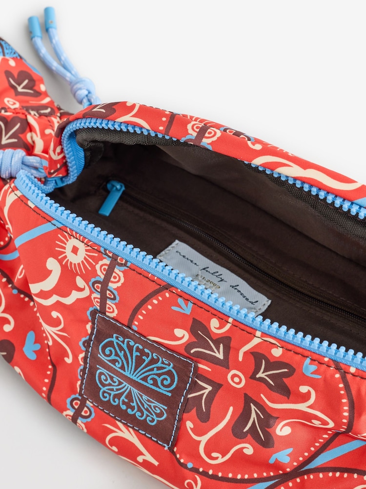 Never Fully Dressed Red Bandana Bum Bag - Image 2 of 3 Never Fully Dressed Red Bandana Bum Bag - Image 2 of 3
