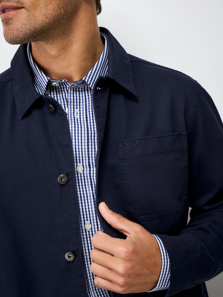 Crew Clothing Cotton Twill Shacket - Bild 5 von 5 Crew Clothing Cotton Twill Shacket - Bild 5 von 5