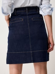 Crew Clothing Blue Analee Denim Skirt - Image 2 of 5