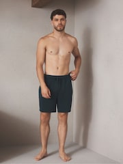 Brown/ Blue/ Green Soft Touch Shorts 3 Pack - Image 8 of 13