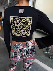 Never Fully Dressed Embrodiery Ballet Wrap Top - Bild 2 von 5