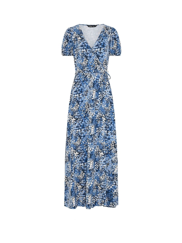 Long Tall Sally Blue Wrap Maxi Dress - Image 5 of 5 Long Tall Sally Blue Wrap Maxi Dress - Image 5 of 5