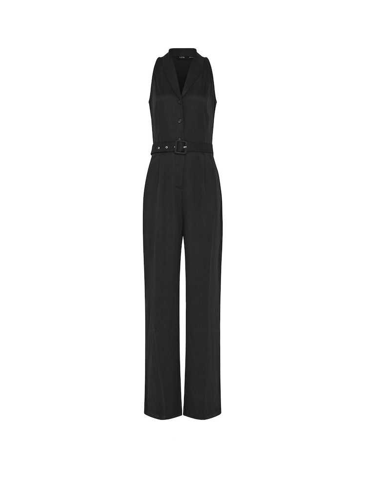 Long Tall Sally Black Halter Neck Jumpsuit - Image 5 of 5