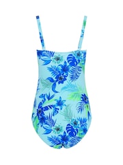 M&Co Floral Print Shirred Swimsuit - صورة 3 من 3