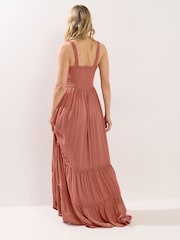 ピンク - Long Tall Sally シャーリング マキシドレス - 画像 3 / 5