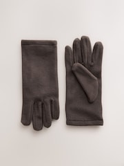 Charcoal Grey Fleece Gloves - Image 1 of 3