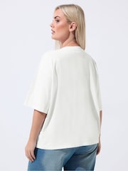 Yours Curve Limited 'Catch Of The Day' Boxy T-Shirt - Image 3 of 6