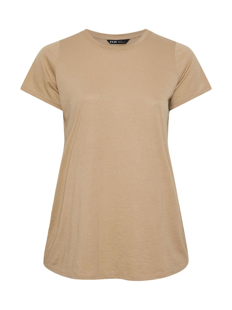 Yours Curve Pink Core Short Sleeve T-Shirts 3 Pack - Image 7 of 7