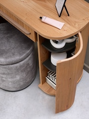 Bentley Designs Knotty Oak Vega Dressing Table - Image 2 of 6