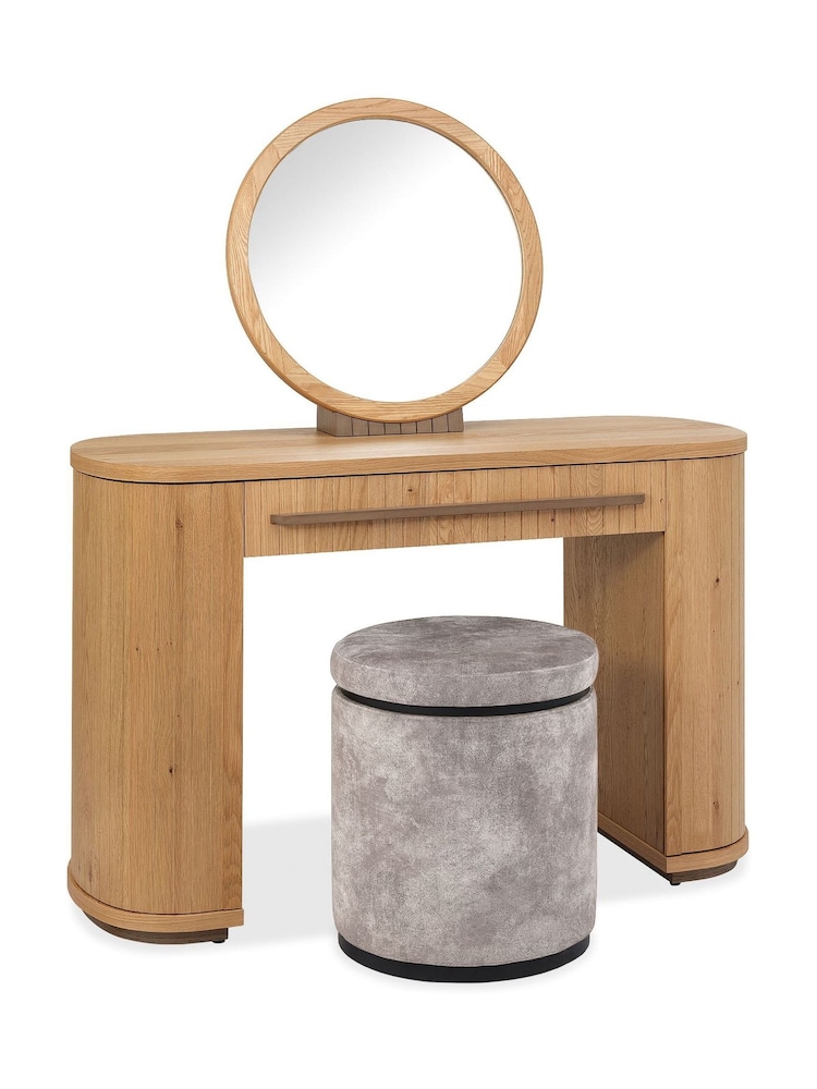 Bentley Designs Knotty Oak Vega Dressing Table - Image 6 of 6