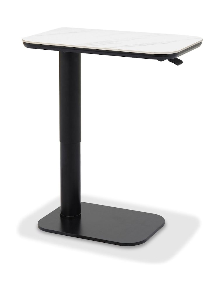 Bentley Designs White Riley Ceramic Sofa Table - Image 2 of 4