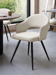 Bentley Designs Set of 2 Ivory Sterling Dining Chairs - Image 1 of 6