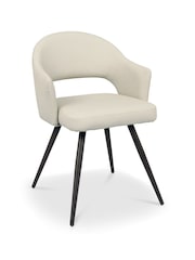 Bentley Designs Set of 2 Ivory Sterling Dining Chairs - Image 4 of 6