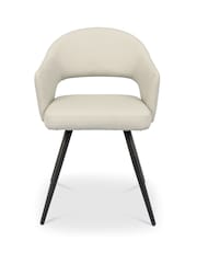 Bentley Designs Set of 2 Ivory Sterling Dining Chairs - Image 5 of 6