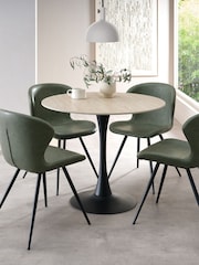 Bentley Designs Beige Mason Ceramic Circular Table - Image 2 of 3