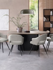 Bentley Designs Grey Jorge 6 Seater Dining Table - Image 2 of 5