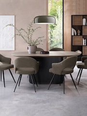 Bentley Designs Grey Jorge 6 Seater Dining Table - Image 3 of 5