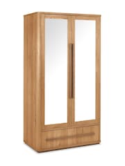 Bentley Designs Knotty Oak Vega Double Wardrobe - Image 2 of 4