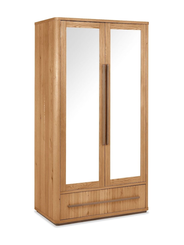 Bentley Designs Knotty Oak Vega Double Wardrobe - Image 2 of 4 Bentley Designs Knotty Oak Vega Double Wardrobe - Image 2 of 4