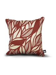 Extreme Lounging 2 Pack Marsala Red Outdoor B Poplar Leaf Cushions - Image 2 of 3