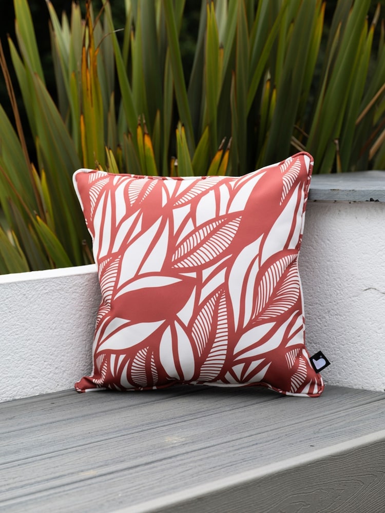 Extreme Lounging 2 Pack Marsala Red Outdoor B Poplar Leaf Cushions - Image 3 of 3