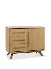 Bentley Designs Oak Light Weathered Kristen Narrow Sideboard - Image 3 of 5