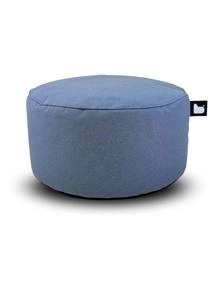 Extreme Lounging Lagoon Blue Outdoor Pastel B Poufe - Image 1 of 2