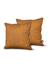Extreme Lounging 2 Pack Yellow Outdoor B William Morris Cushions - Image 1 of 2