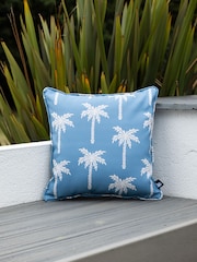Extreme Lounging 2 Pack Sea Blue Outdoor B Palm Cushions - Image 3 of 3