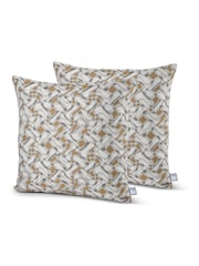 Extreme Lounging 2 Pack Yellow Outdoor B Cushion Aquaclean Sintra - Image 1 of 2