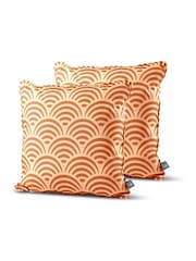 Extreme Lounging 2 Pack Orange Outdoor B Shell Cushions - Image 1 of 2