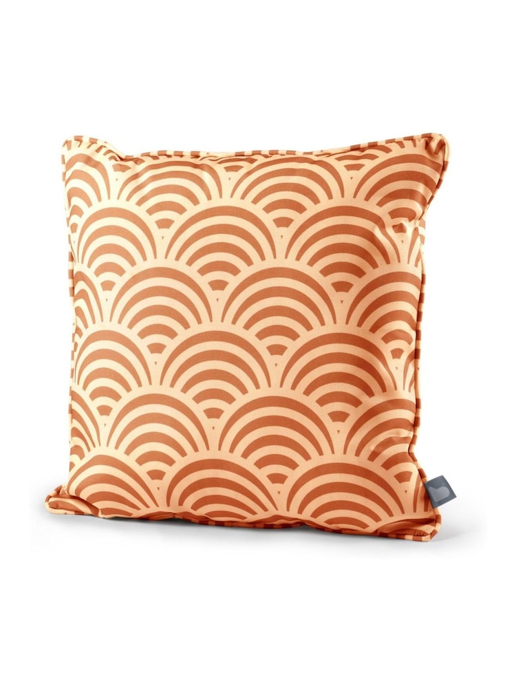 Extreme Lounging 2 Pack Orange Outdoor B Shell Cushions - Image 2 of 2