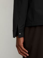 Reiss Black Divide Technical Twin-Pocket Overshirt - Image 5 of 7