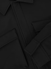 Reiss Black Divide Technical Twin-Pocket Overshirt - Image 7 of 7