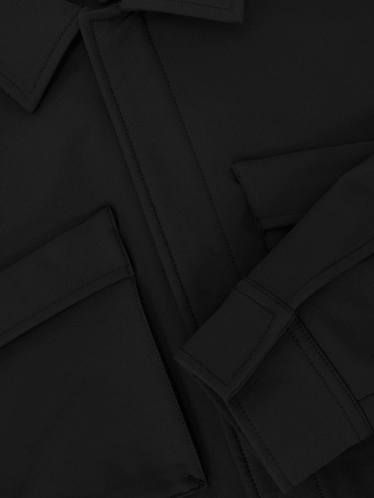 Reiss Black Divide Technical Twin-Pocket Overshirt - Image 7 of 7 Reiss Black Divide Technical Twin-Pocket Overshirt - Image 7 of 7
