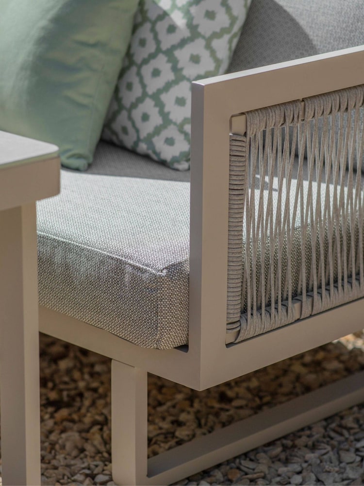 Bramblecrest Mocha Hudson L-Shape Sofa Set with Rectangle Table and Bench - Image 2 of 6