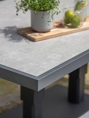 Bramblecrest Anthracite Siena L-Shape Sofa with Adjustable Height Table, Bench and Chair - Image 4 of 6