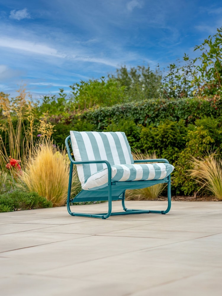 Kettler Nordic Blue Cloud Garden Single Relaxed Chair - Image 1 of 3