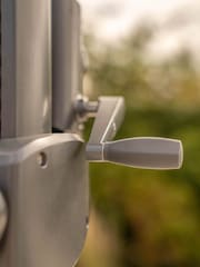 Kettler Grey Orion 3x3 LED Garden Parasol with Base and Night C Stone - Image 4 of 8