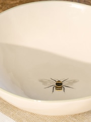 Sophie Allport Natural Bees Stoneware Nibbles Bowl - Image 2 of 3