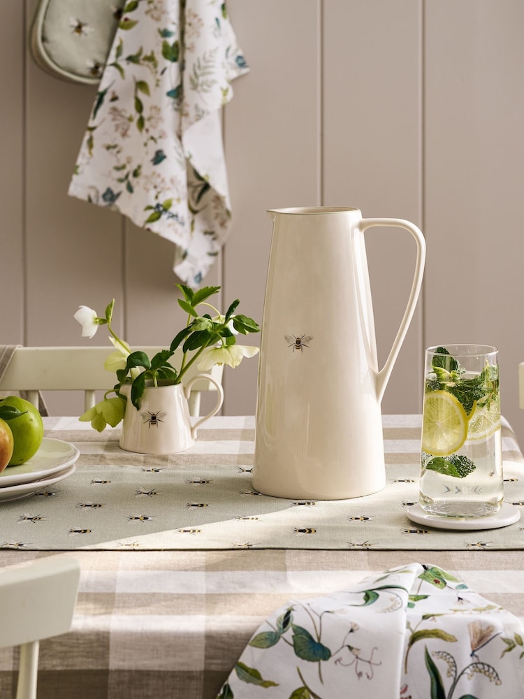 Sophie Allport Natural Bees Mini Stoneware Jug - Image 1 of 3