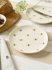 Sophie Allport Natural Bees Stoneware Side Plate - Image 1 of 3