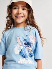 Brand Threads Blue Lilo & Stitch Sweater & Shorts Set - Image 3 of 6