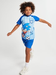 Brand Threads Blue Sonic the Hedgehog Active Daywear Set - Image 1 of 6